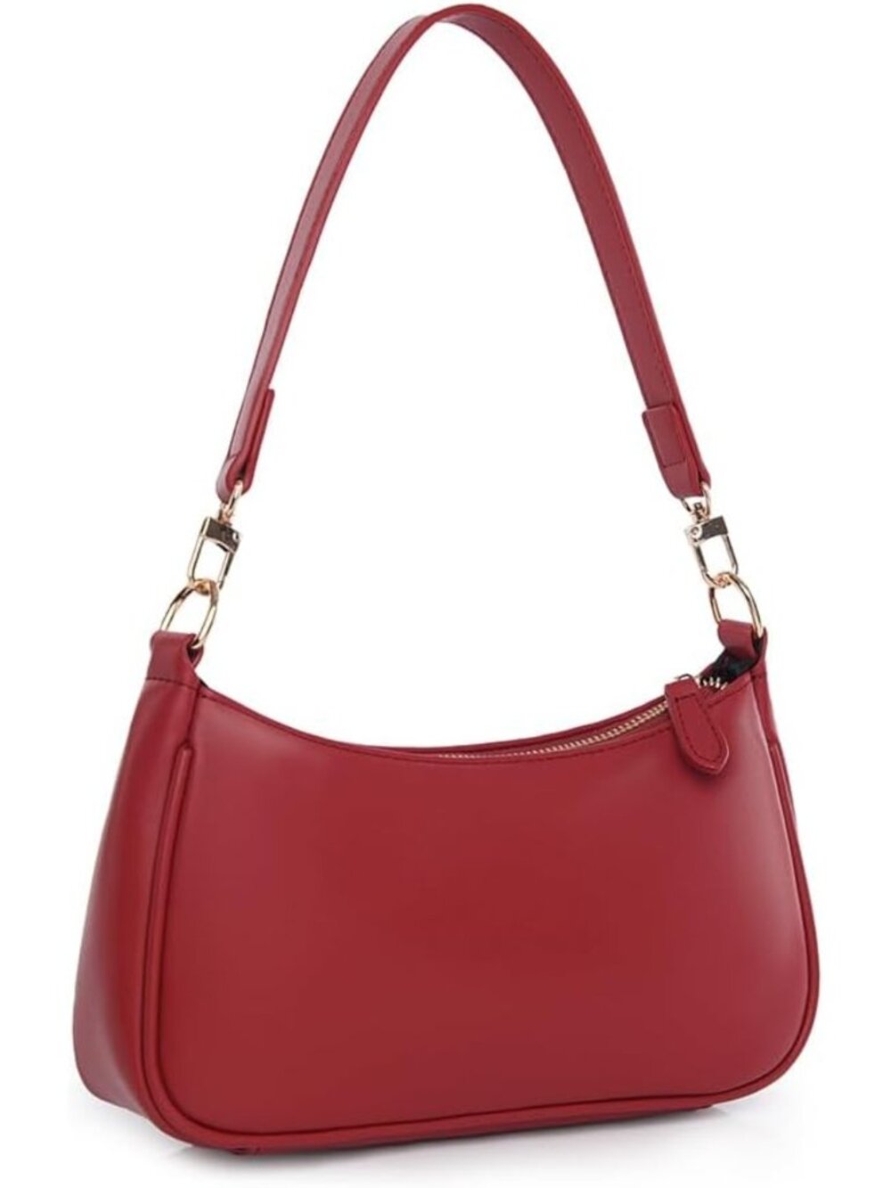 Stylish Women's Shoulder Bag with 2 Removable Straps, Zipper Closure, Crossbody